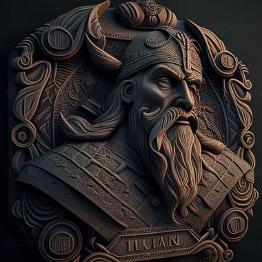 3D модель Total War ATTILA  Viking Forefathers Culture Pack game (STL)